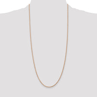 14k Rose Gold 2mm D/C Rope with Lobster Clasp Chain-016R-30