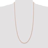 14K Rose Gold 30 inch 2mm Diamond-cut Rope with Lobster Clasp Chain-016R-30