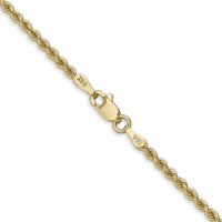 14k 2.25mm Regular Rope Chain-016S-36