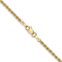 14K 24 inch 2.25mm Regular Rope with Lobster Clasp Chain-016S-24