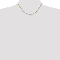 14k 2.25mm Regular Rope Chain-016S-16