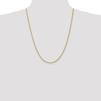 14k 2.25mm Regular Rope Chain-016S-24
