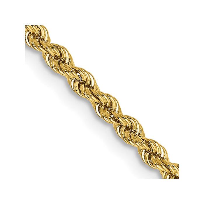 14K 30 inch 2.25mm Regular Rope with Lobster Clasp Chain-016S-30