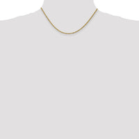 14k 2.25mm D/C Rope with Lobster Clasp Chain-018L-16