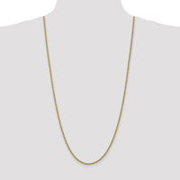 14k 2.5mm Regular Rope Chain-018S-30
