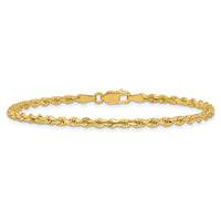 14k 2.75mm Diamond-cut Rope with Lobster Clasp Chain-021L-7