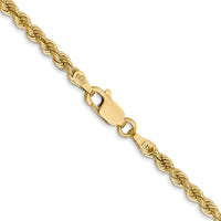 14K 16 inch 2.75mm Regular Rope with Lobster Clasp Chain-021S-16