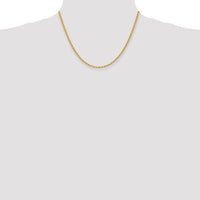 14K 18 inch 2.75mm Regular Rope with Lobster Clasp Chain-021S-18