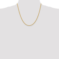 14K 20 inch 2.75mm Regular Rope with Lobster Clasp Chain-021S-20