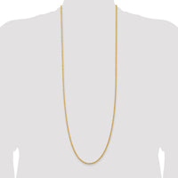 14K 36 inch 2.75mm Regular Rope with Lobster Clasp Chain-021S-36