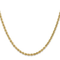 14k 3mm D/C Rope with Lobster Clasp Chain-023L-30