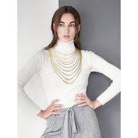 14k 3.25mm D/C Rope with Lobster Clasp Chain-024L-26