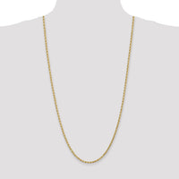 14k 3mm D/C Rope with Lobster Clasp Chain-023L-30