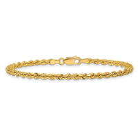 14k 3mm D/C Rope with Lobster Clasp Chain-023L-7