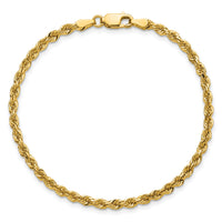 14k 3mm D/C Rope with Lobster Clasp Chain-023L-9