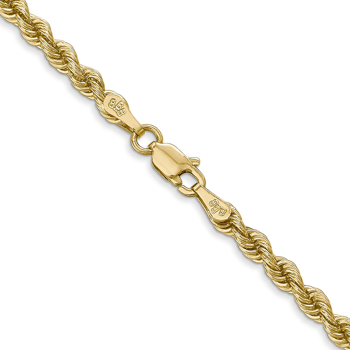 14k 3mm Regular Rope Chain-023S-26