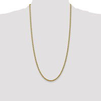 14k 3mm Regular Rope Chain-023S-28