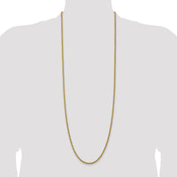 14k 3mm Regular Rope Chain-023S-36