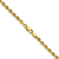 14k 3.25mm D/C Rope with Lobster Clasp Chain-024L-20