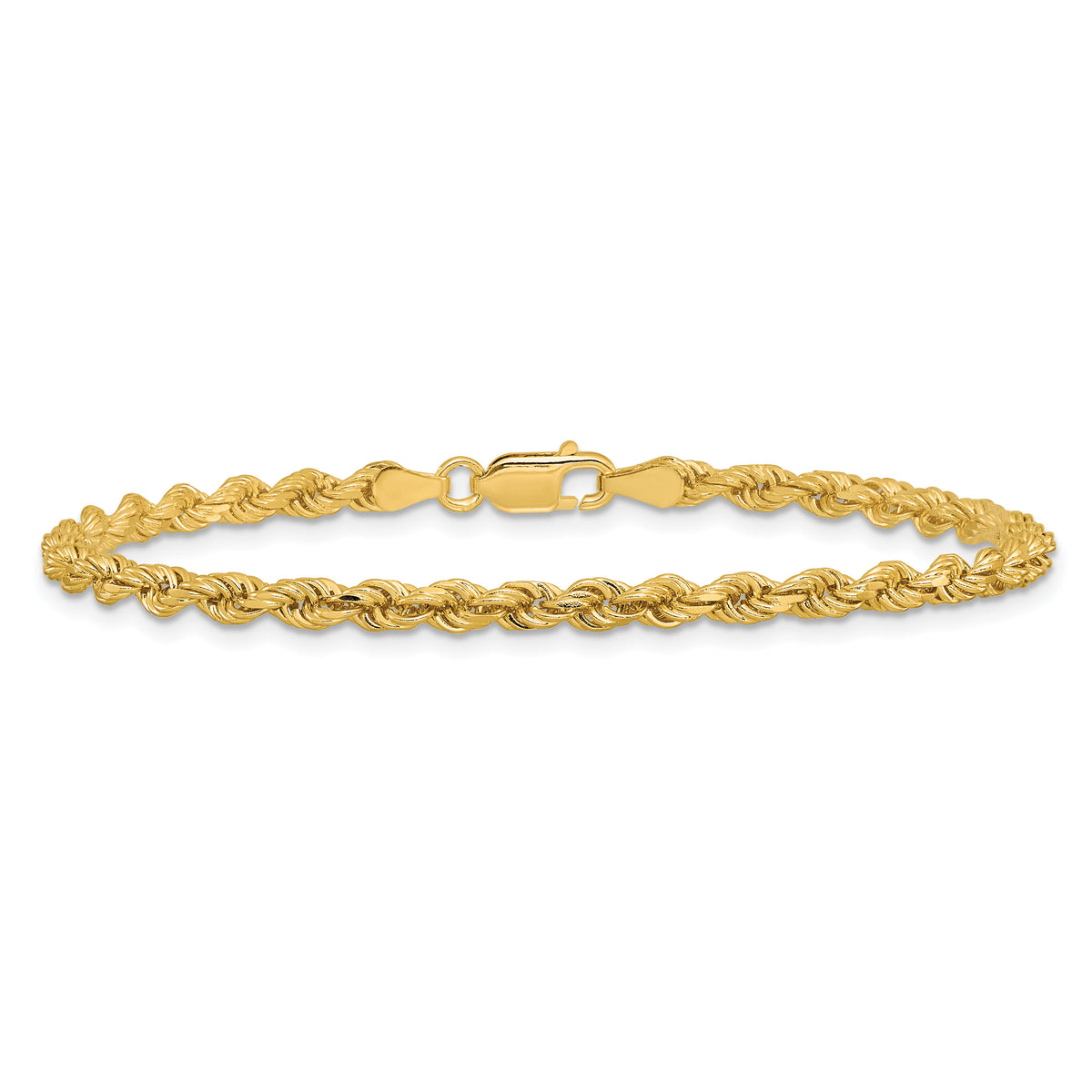 14k 3.25mm D/C Rope with Lobster Clasp Chain-024L-9