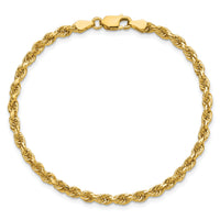14k 3.25mm D/C Rope with Lobster Clasp Chain-024L-9