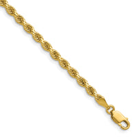 14k 3.25mm D/C Rope with Lobster Clasp Chain-024L-20