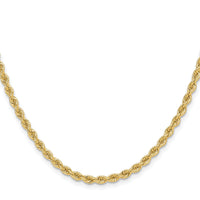 14k 3.3mm Regular Rope Chain-024S-28