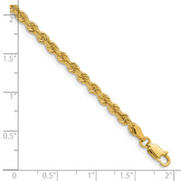 14k 3.3mm Regular Rope Chain-024S-9