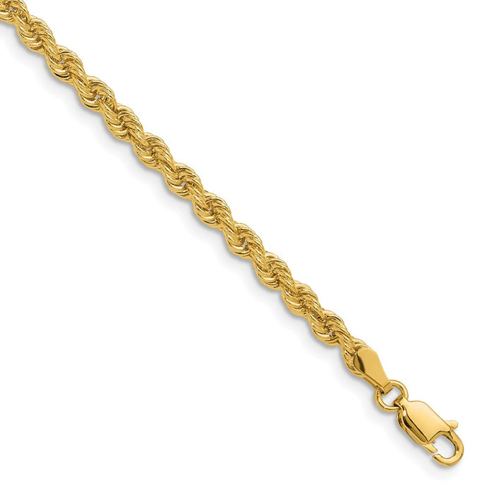 14k 3.3mm Regular Rope Chain-024S-9