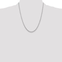 14k White Gold 3.25mm D/C Rope with Lobster Clasp Chain-024W-22