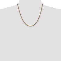 14k 3.5mm D/C Rope with Lobster Clasp Chain-025L-20