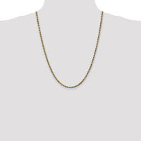 14k 3.5mm D/C Rope with Lobster Clasp Chain-025L-24