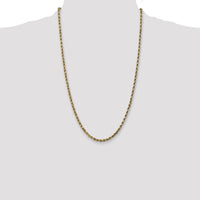 14k 3.5mm D/C Rope with Lobster Clasp Chain-025L-26