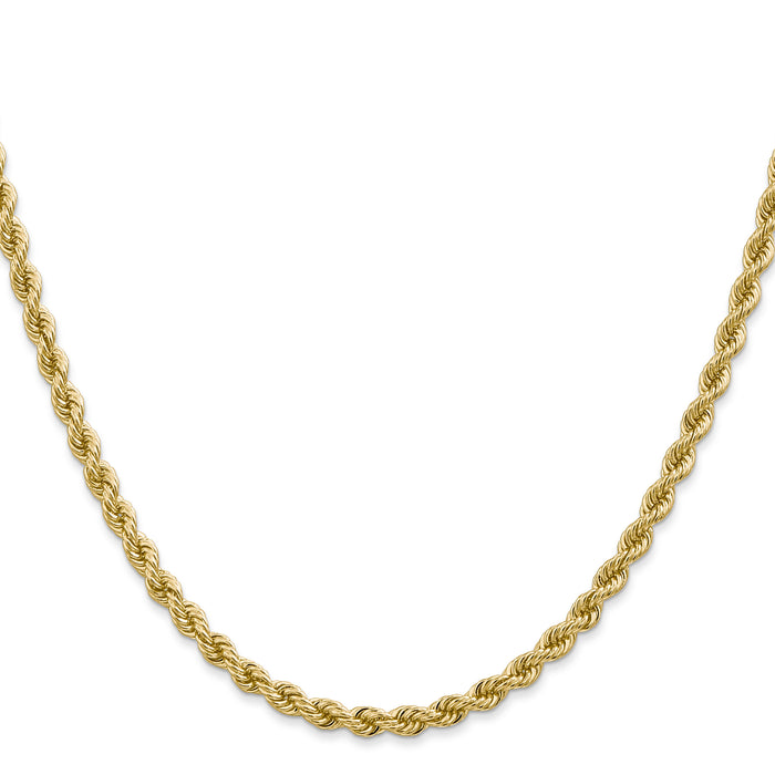 14k 3.65mm Regular Rope Chain-025S-20