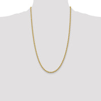 14k 3.65mm Regular Rope Chain-025S-26