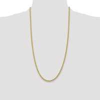 14k 3.65mm Regular Rope Chain-025S-28