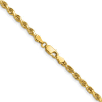 14K 3.75mm D/C Rope with Lobster Clasp Chain-027L-24