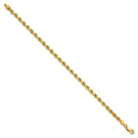 14K 3.75mm D/C Rope with Lobster Clasp Chain-027L-8