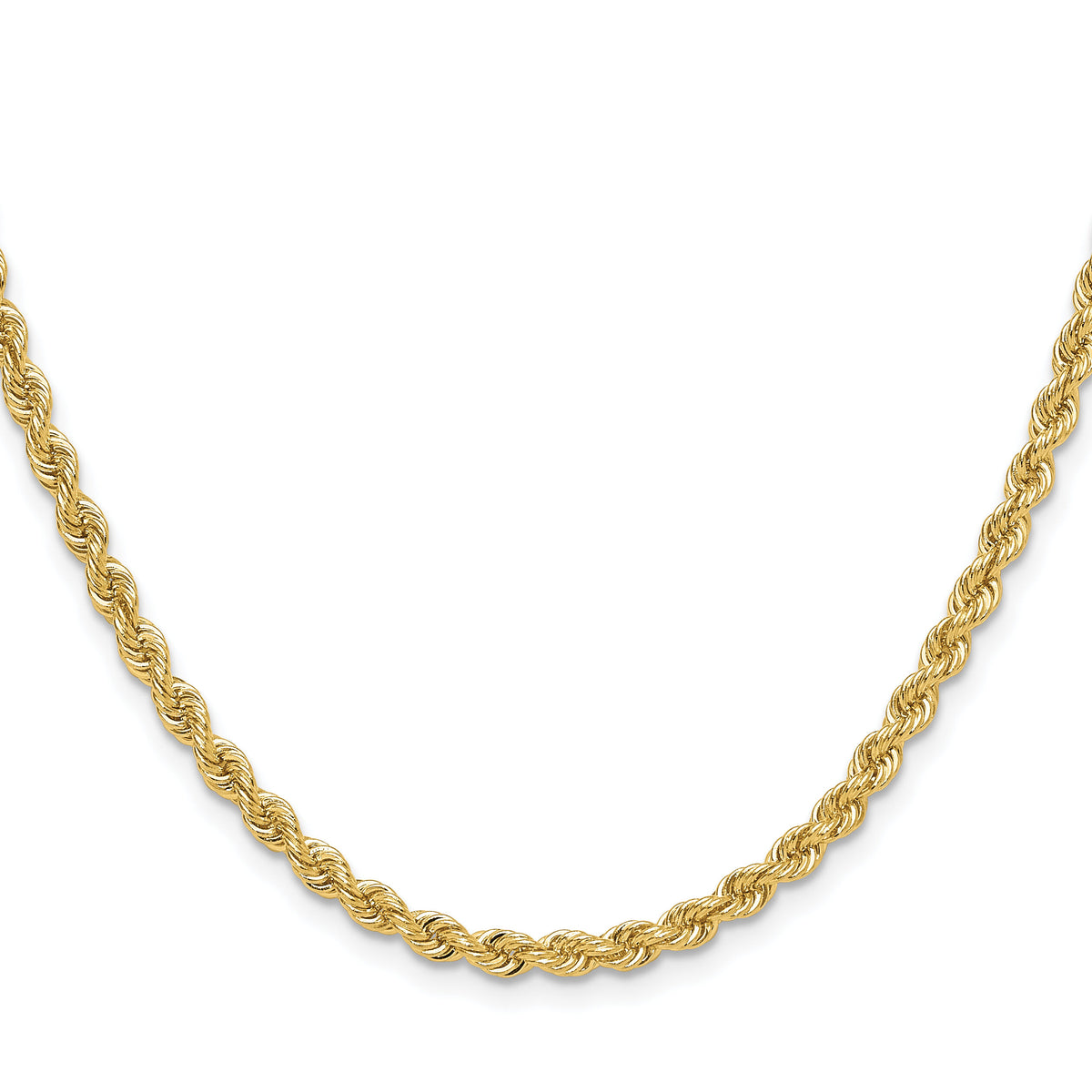 14k 3.8mm Regular Rope Chain-027S-28