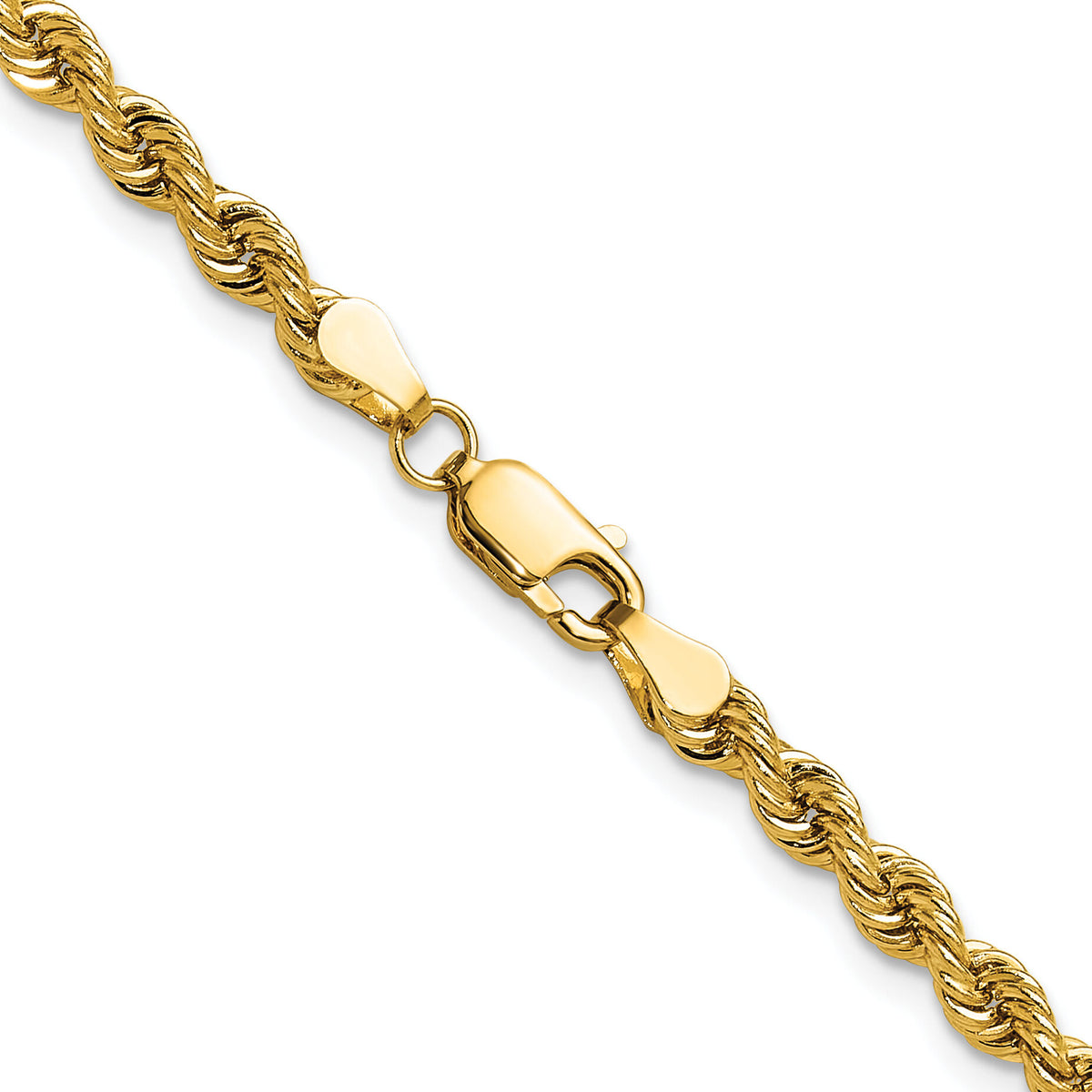 14k 3.8mm Regular Rope Chain-027S-24
