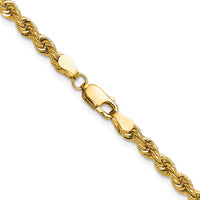 14k 3.8mm Regular Rope Chain-027S-24