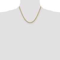 14k 3.8mm Regular Rope Chain-027S-18