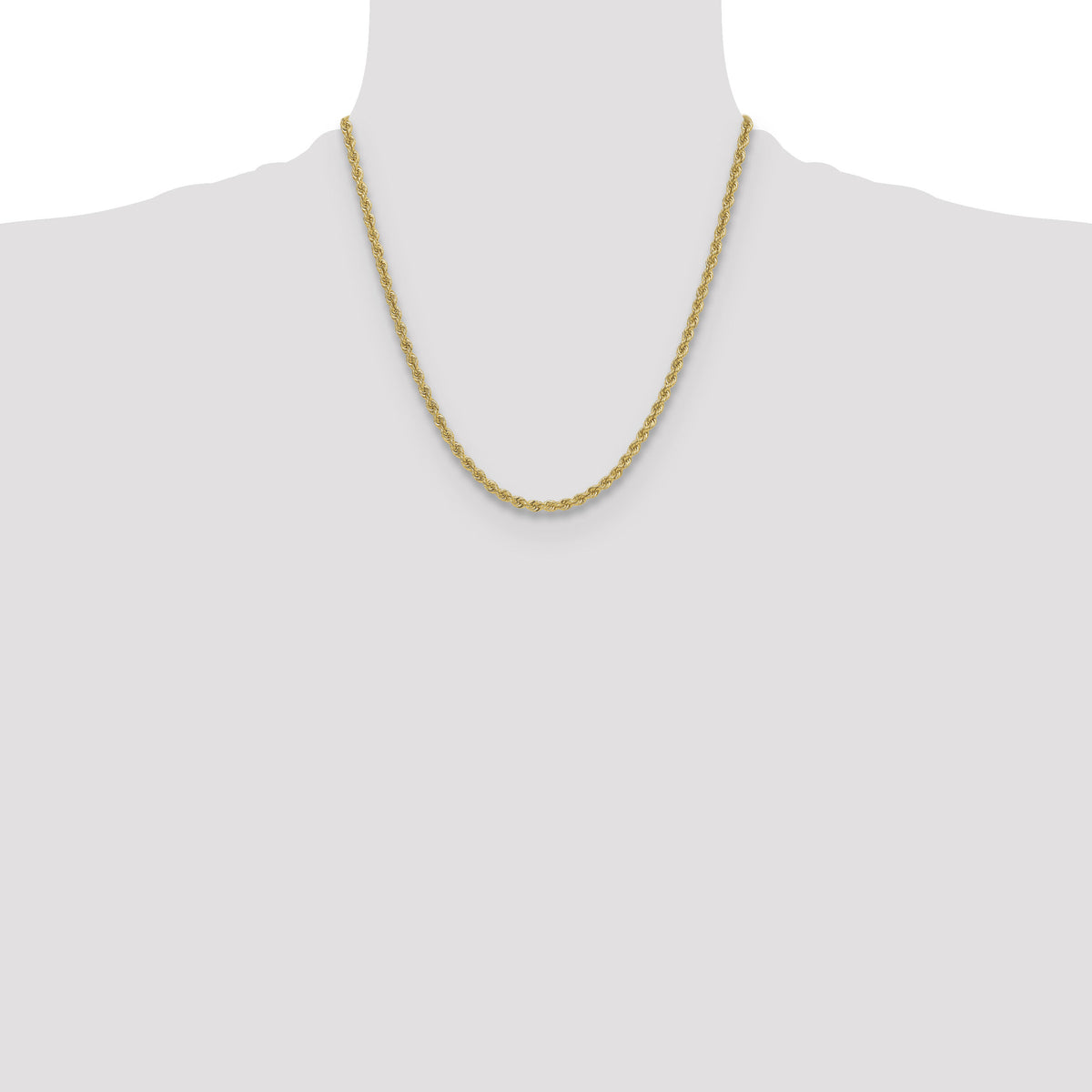 14k 3.8mm Regular Rope Chain-027S-20