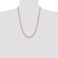 14k 3.8mm Regular Rope Chain-027S-24