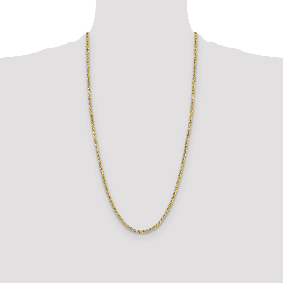14k 3.8mm Regular Rope Chain-027S-28