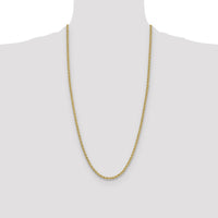 14k 3.8mm Regular Rope Chain-027S-28