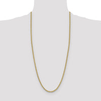 14k 3.8mm Regular Rope Chain-027S-30