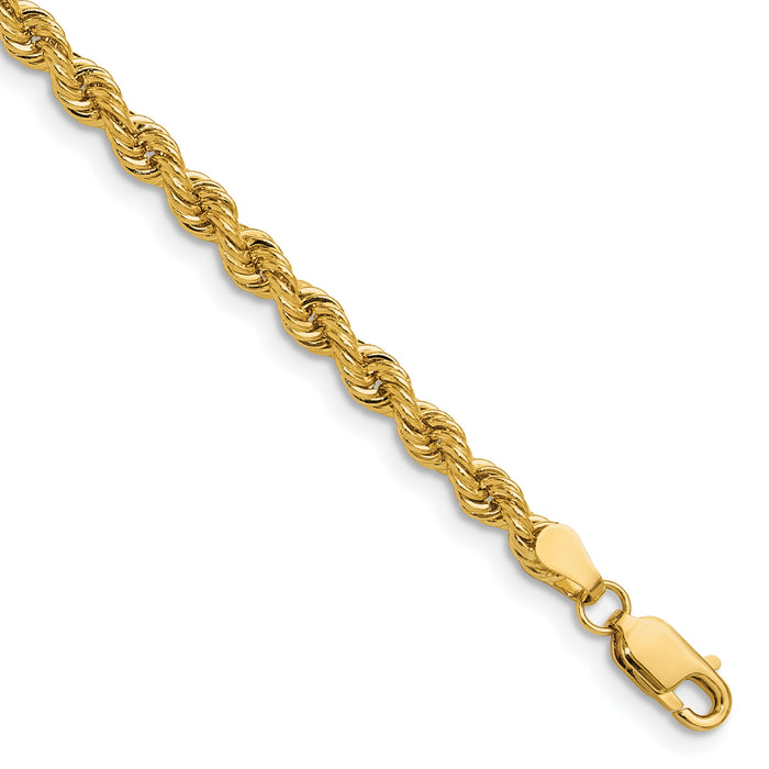 14k 3.8mm Regular Rope Chain-027S-9