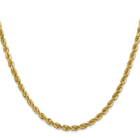 14k 4mm D/C Rope with Lobster Clasp Chain-030L-16