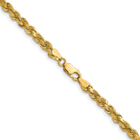 14k 4mm D/C Rope with Lobster Clasp Chain-030L-20